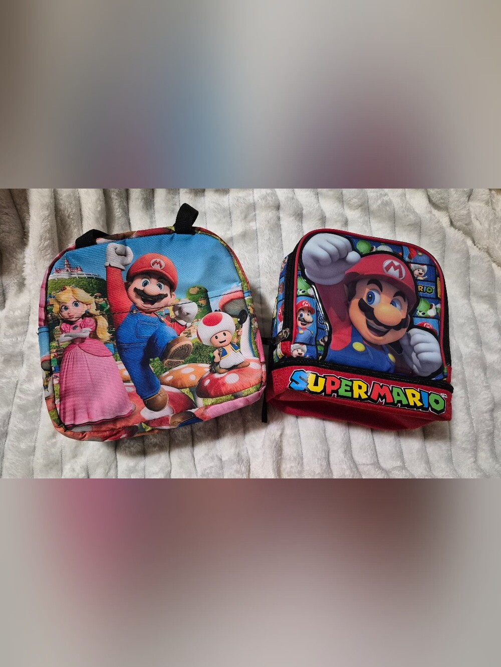 Super Mario Insulated Lunch Box Bundle (2)